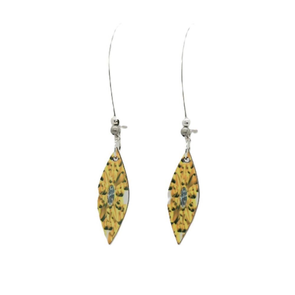 Yellow Point Earrings